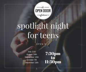 spotlight night for teens