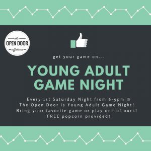 Young Adult Game Night @ The Open Door Coffeehouse
